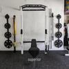 Wall-Mounted Foldable Pull-Up and Squat Rack