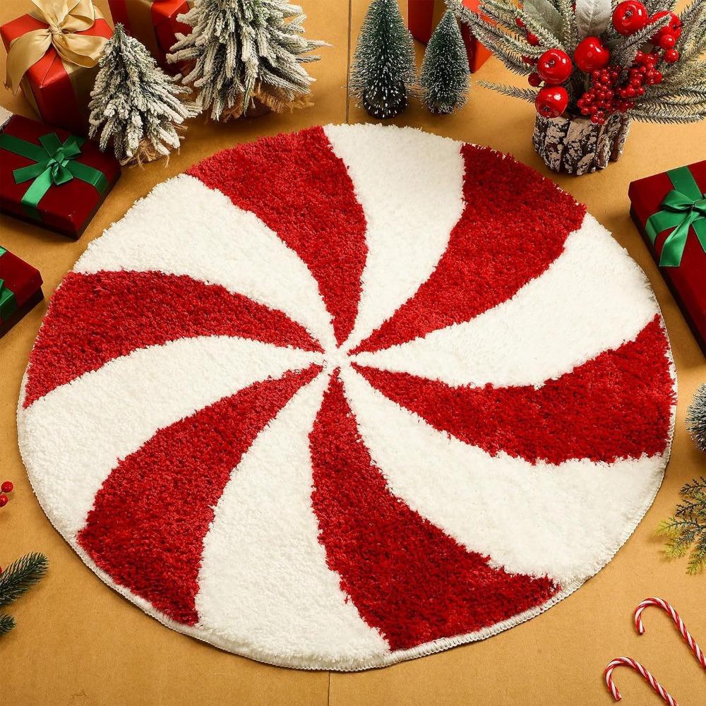 Absorbent Bathroom Mat Santa Claus Design Doormat High Aesthetic Door Carpet Home Decor