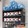 Thickened Carbon Steel Kitchen Storage Rack