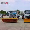 Vehicle-Mounted Snow Removal Sweeper with Front Roller Brush