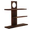 3 Tier Wooden Desk Storage Organizer Desk Display Rack Desktop Display Stand for Living Room Bedroom Office Decor