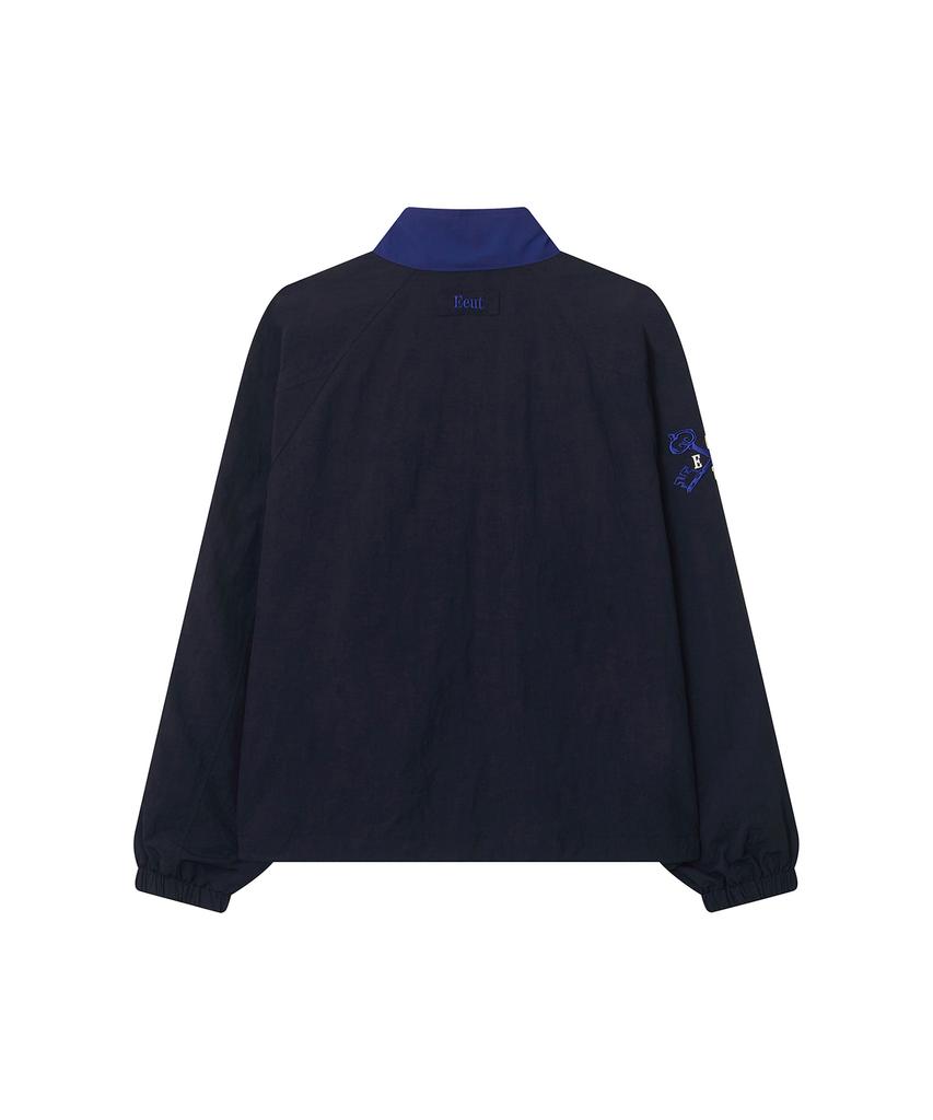 Eeut Archive Embroidered Track Jumper / Dark Navy