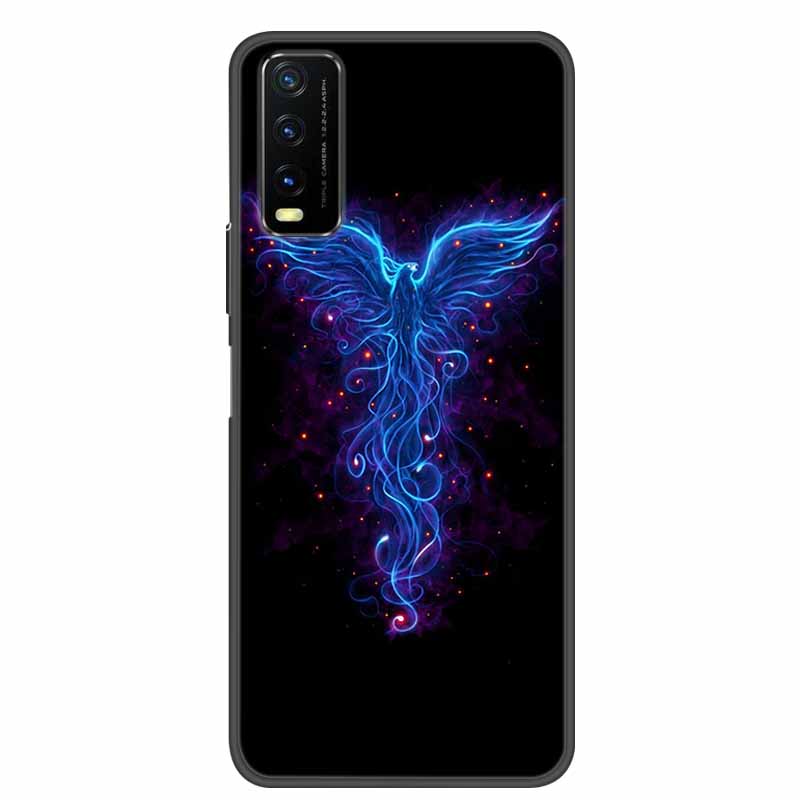 Чехол для Vivo Y20 Мраморный Мягкий Силиконовый Задний Чехол для Vivo Y20S Y20 S Y 20i Чехол для Телефона для Vivo V2027 Y20i Coque Funda Сумка