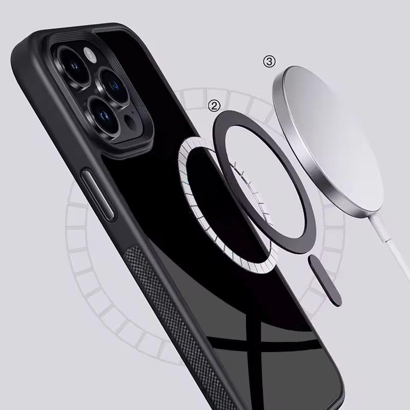 Don't touch My phone Magnetic Phone Case For APPLE iPhone 17 Air 16 14 13 12 Pro Max 15 Plus Wireless Charge With MagSafe Cover