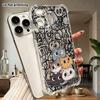 Чехол для телефона: 2D плоский, подходит для iPhone 18 17 16 15 14 13 Pro, прозрачный защитный чехол с четырьмя углами, Сквиши-кошка, рождественские и хэллоуинские подарки