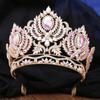 Bridal Crown Luxury Beauty Pageant Champion Crown Catwalk Laurel Baroque Crown Queen Party Successful Crown