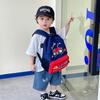 Adorable Cartoon Car Backpack For Boys And Girls Lightweight Oxford Cloth Design For Kindergarten