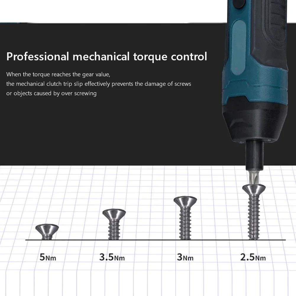 Электрическая отвертка с большим крутящим моментом Ручной инструмент Набор трещоточных отверток Мини-электродрель Ручные инструменты с фонариком