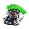 Мотоциклетные шлемы Mohawk парик волосы Электрический велосипед скутер мотоциклетный шлем аксессуары наклейки косплей укладка парик волосы
