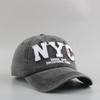 NEW YORK Distressed Faded Cap Cotton Washed Snapback Baseball Cap  For Man Women Outdoor Sports