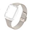Алмазный Чехол+Металлический Ремешок Для iWatch Ultra 2 Ремешок 49мм 41мм 40мм Браслет из Нержавеющей Стали Для Apple Watch 9 8 7 45мм 44мм 42мм