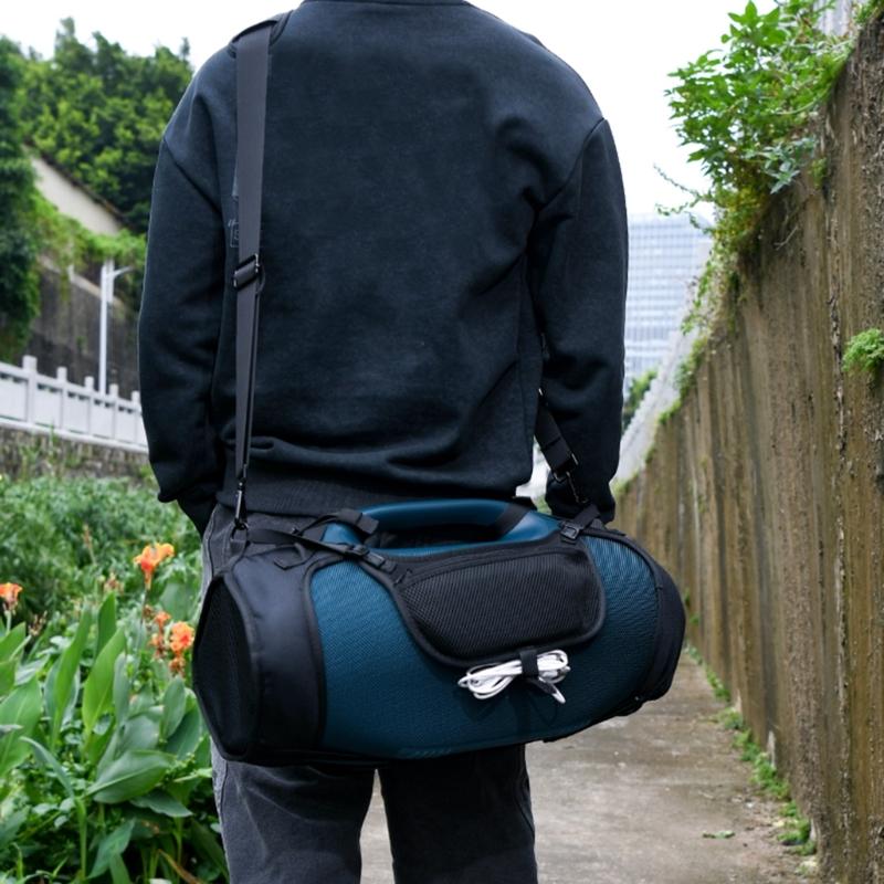 Нейлоновый Защитный Чехол для Портативной Колонки Boombox 4 с Регулируемым Плечевым Ремешком Сумка-чехол Черный