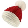 Christmas Cap for Kids, Santa Hat with Soft Fabric, Festive Christmas Decorations for Parties, Gifts, Size 17CM X 18CM