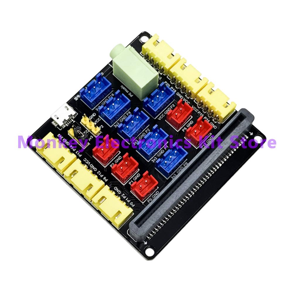 1PCS Micro:bit Expansion plate V1.0 , V2.0 , V3.0 suitable for micro:bit go NRF5182 Development board Python connector