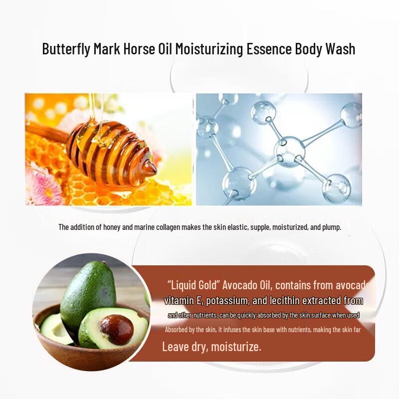 Dieyin Hokkaido Horse Oil Moisturizing Shower Gel