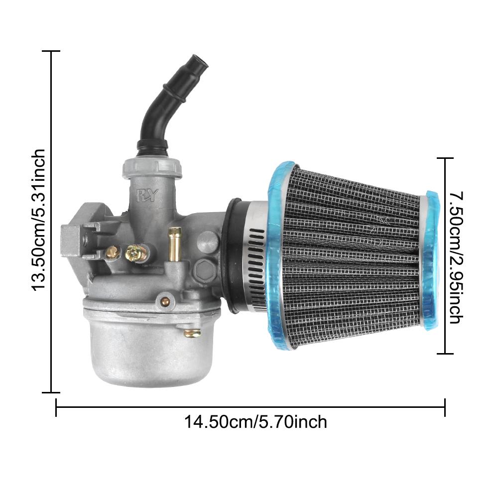 Карбюратор PZ19 для 50cc 70cc 80cc 90cc 110cc 125cc ATV Dirt Pit Bike 19 мм карбюратор с воздушным фильтром 35 мм для Taotao Honda CRF Карбюратор Топливный фильтр