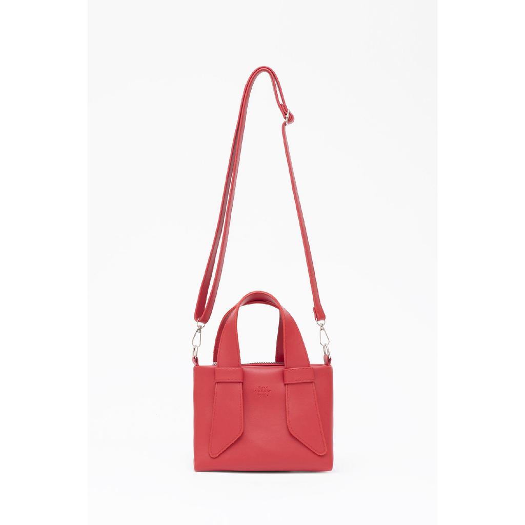 Black Shk60 Artificial Leather Single Compartment Double Handle Handbag And Crossbody Shoulder Bag L:14W:21W:8 Cm