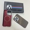 Чехол для MagSafe 16Pro из углеродного волокна с 3D-рельефом для iPhone 16 15 14 13 Pro Max, с беспроводной зарядкой, сплавленная линза, ПК, магнитная крышка