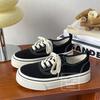 Summer New Platform Canvas Shoes Versatile Low-top Board Shoes 1716