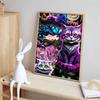 Disney 5D DIY Diamond Painting Alice in Wonderland Cheshire Cat Group Illustration Embroidered Mosaic Cross Stitch Home Decor Gifts Crafts