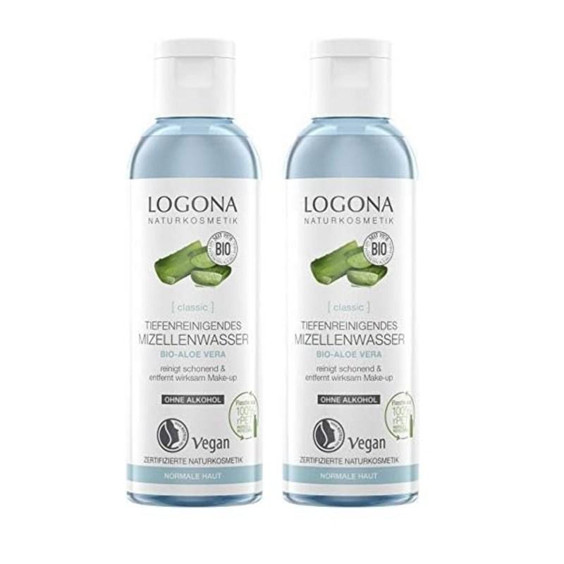 Logona Aloe Micellar Cleansing Water 125ml, 125ml x 2 pcs