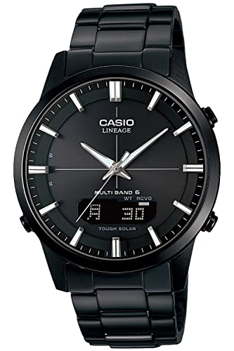 Casio Часы наручные Lineage Радиоуправляемые Солнечные LCW-M170DB-1AJF Мужские Черные
