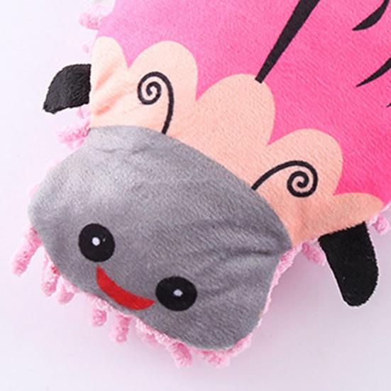 Yousheng Mop Insect Squeaky Plush Dog Toy Ladybug Caterpillar Shape Stuffed Crinkle Puppy Chew Toy for Small Dogs