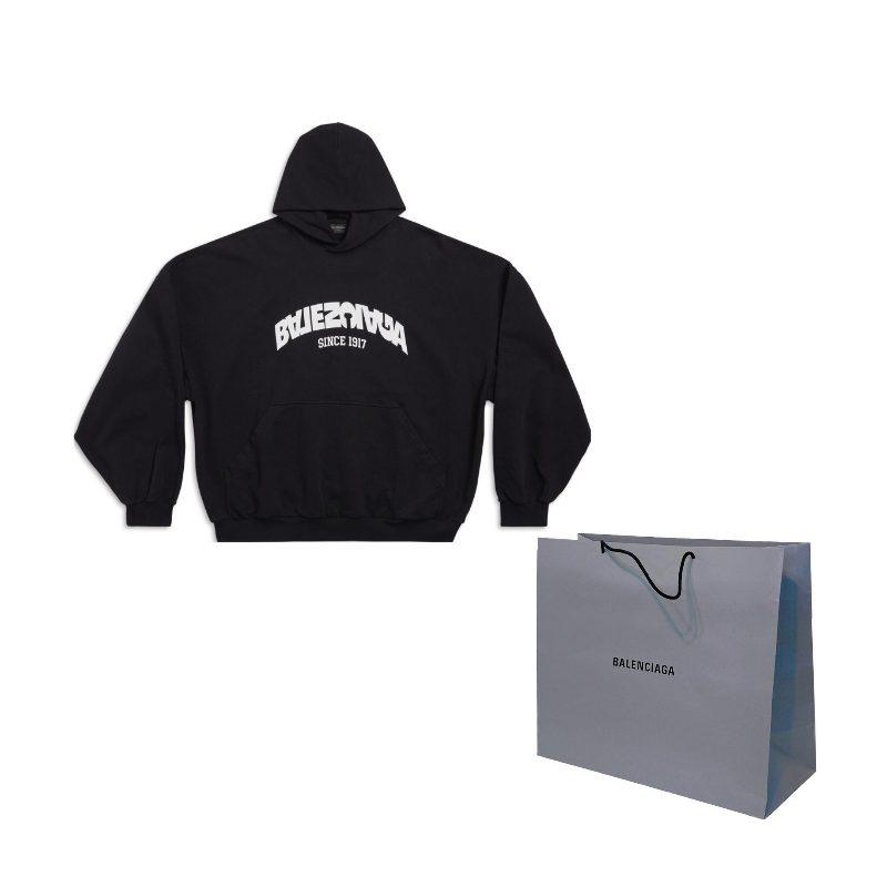 Balenciaga Худи с круглым капюшоном и бэкфлипом 761458TPVG11070