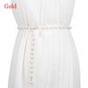 Pearl Waist Chain White Bohemian Belt Elegant Dress Shirt Decoration  Women