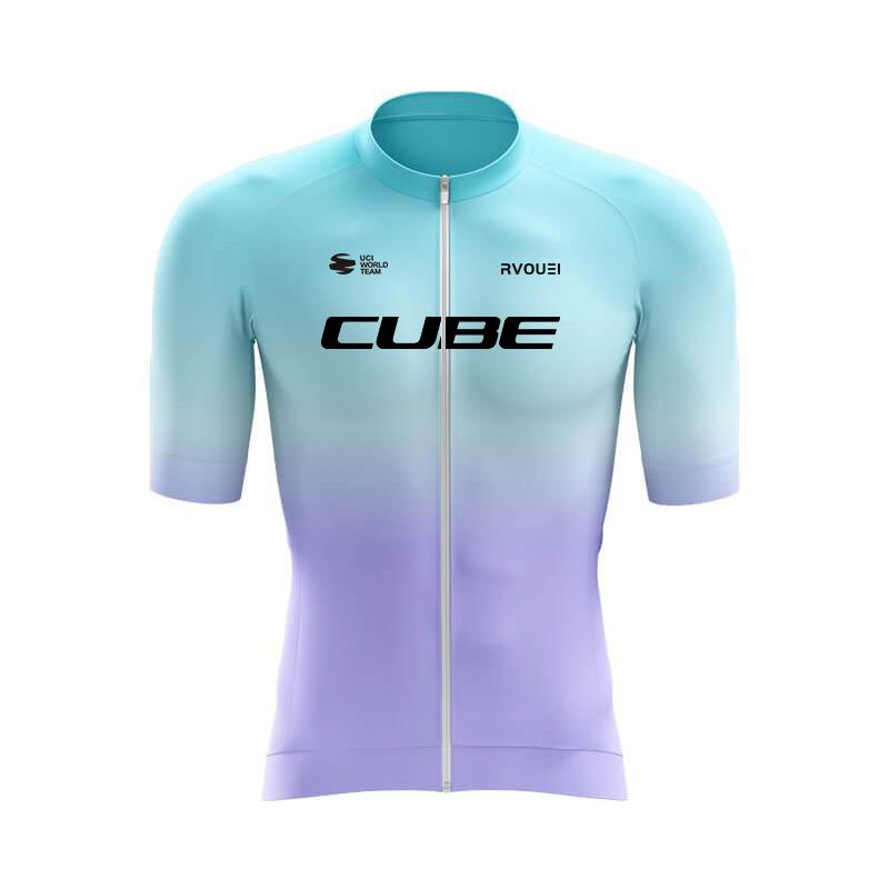 Cube Team Quick Drying Cycling Jersey SetSummer Breathable Cycling Suit Set 2026 Clothing MTB Bike Uniform Maillot Ropa Ciclismo Hombre Bicycle Suit