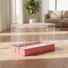 Компактная клетка для мелких животных с ручкой для переноски, универсальная