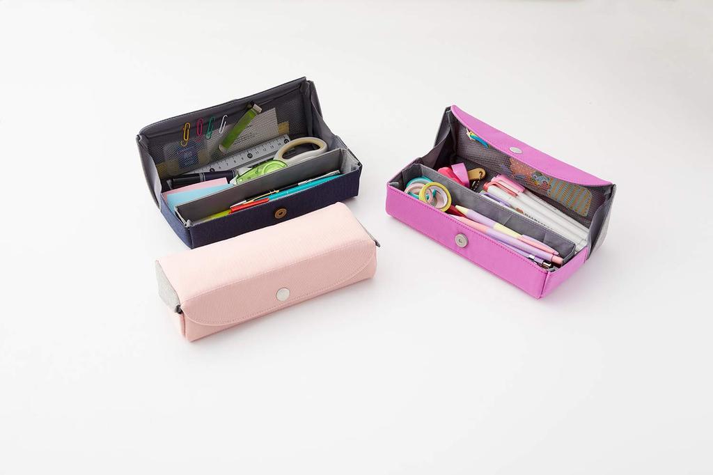 Raymay Fujii Pencil Case, Kohako, Navy, FY376K