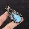 Hemimorphite Pendant Copper Wire Wrapped Pendant Wire Wrap Gemstone Jewelry Handmade Dainty Pendant Hemimorphite Copper Jewelry Gift For Mom