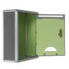 Letter Box Suggestion Box Newspaper Mail Letter Post Home Garden Aluminum Alloy Mailbox Outdoor Security Locking Mailbox