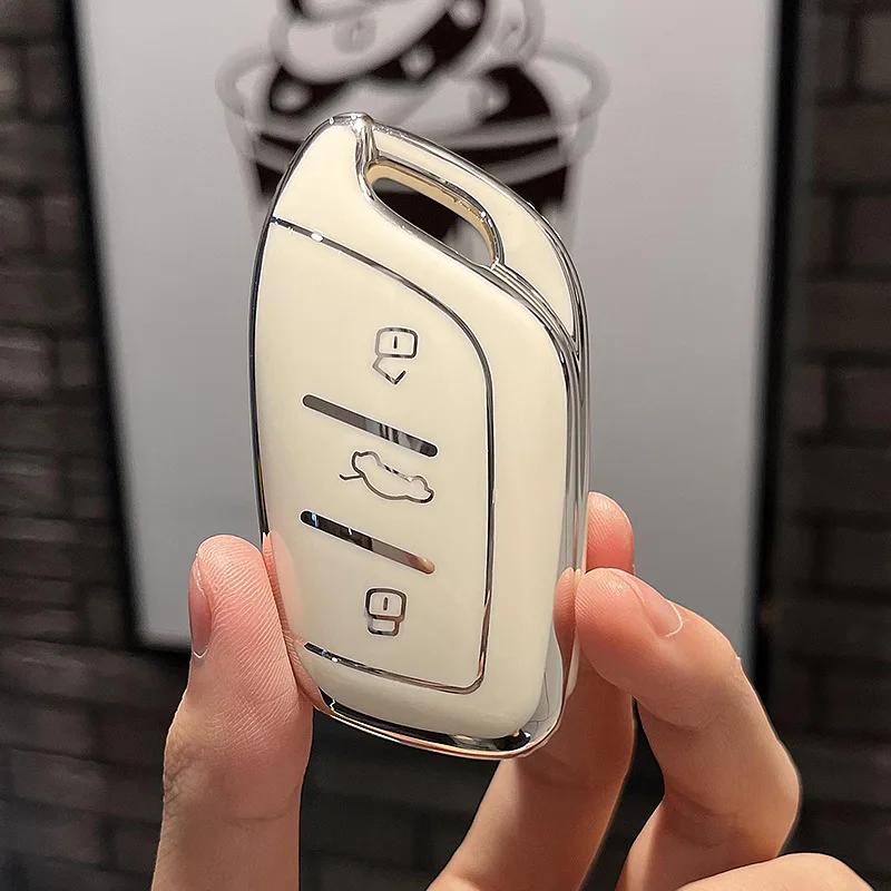 For MG ZS EV MG4 MG5 MG6 EZS ZS ZX GT HS EHS for Roewe RX5 I5 I6 RX3 RX8 ERX5 Car Key Case Full Cover Fob Remote Keychains Shell qdw2