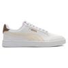Puma Shuffle Round Toe Lace-Up Durable Lightweight Low-Top Skate Shoes Unisex Sneakers White Platinum 309668-29