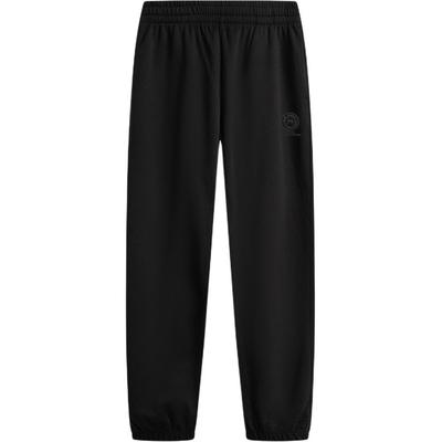 Li Ning Серия спортивной моды Повседневные Простые Эластичные манжеты Удобные Универсальные Однотонные Вязаные Спортивные штаны Мужские низы Черный AKLV765-1