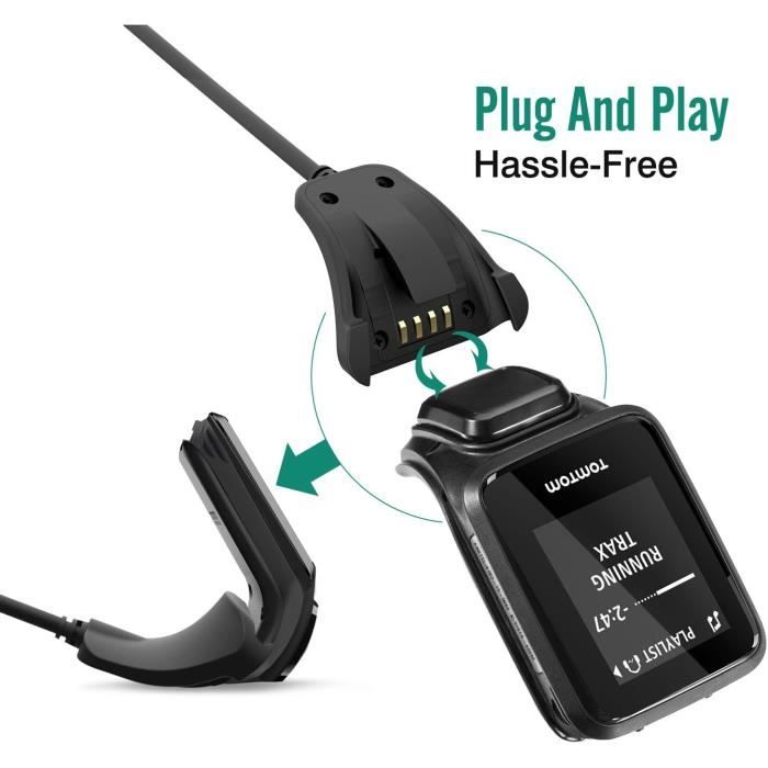 Зарядное устройство для TomTom Runner 2 3 Spark 1 3 Golfer 2 SE Adventurer — EURO MEGA — USB-кабель для зарядки