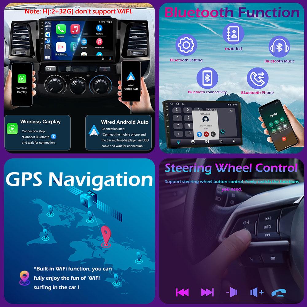 For BMW E39 GPS Navigation Wireless Carplay Autoradio 2.5D Touch Screen Car Video Radio Multimedia Player Android Auto Head Unit