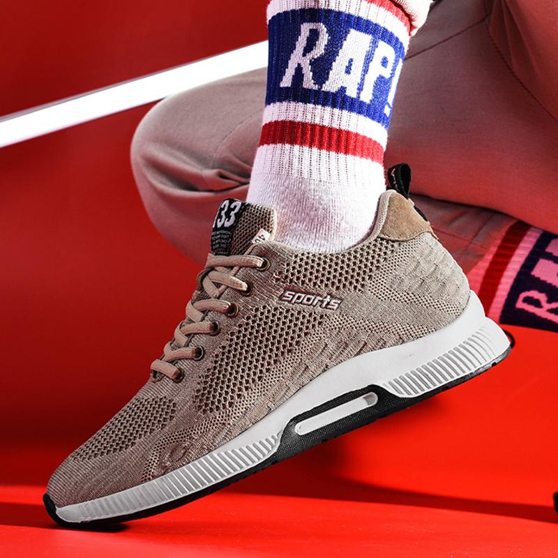 Men's Summer 6cm Height Increase Breathable Soft Mesh Casual Sneakers Lightweight Comfortable Elevator Shoes Outdoor Lift Sports