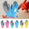 Children Nitrile Cartoon Protective Camping Gardening Plucking Picking Beach Comb Thick Anti-Slip Wear-Resistant Latex Gloves