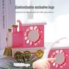 Summer Cartoon Train USB Rechargeable Portable Desktop Fan Toy