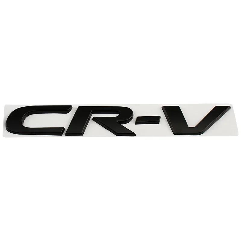 XIPU6 18.7cm Metal Car Stickers Side Fender Badge Styling for Honda CR-V Logo 2023 2017 2011 Rear Tailgate Emblem Decals Accessories