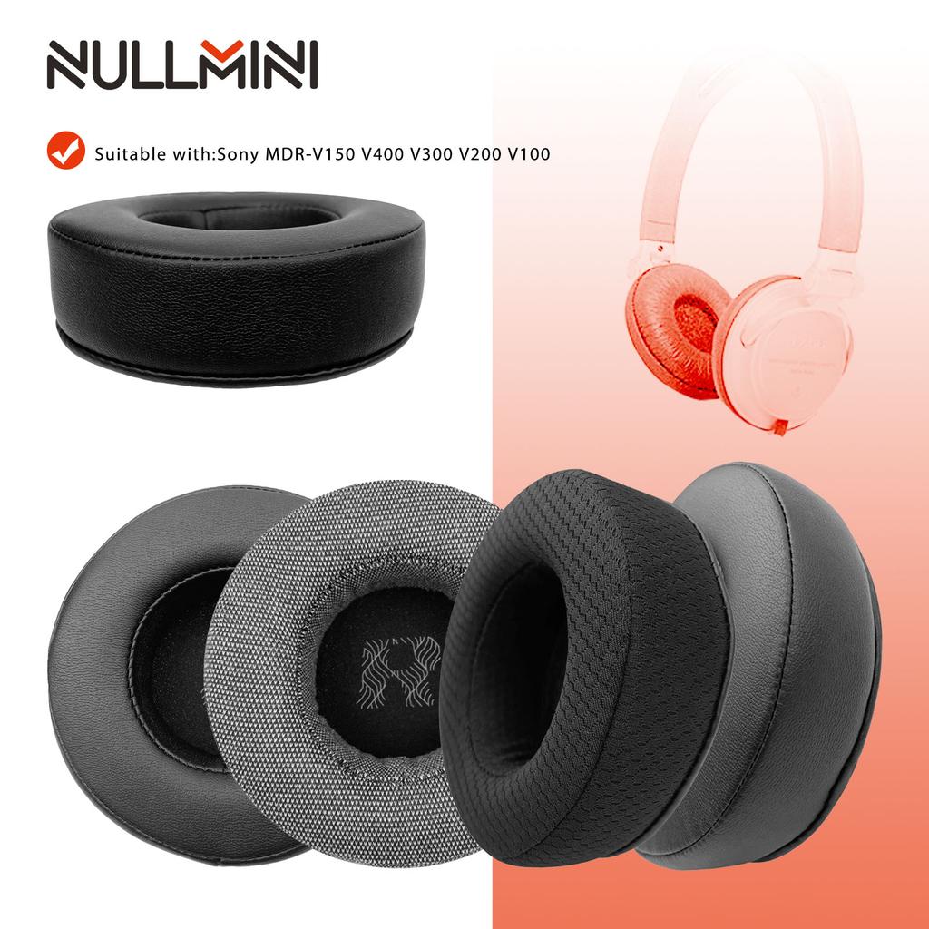 Сменные амбушюры NullMini для наушников Sony MDR-V150 V400 V300 V200 V100, амбушюры, велюровые чехлы