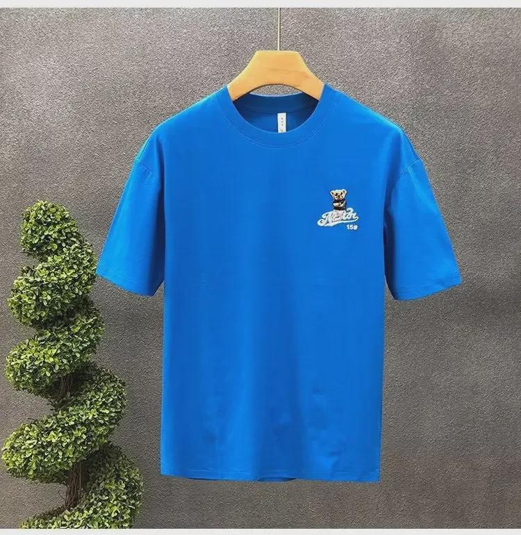 2023 Мужская облегающая футболка с принтом медведя