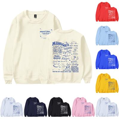 Женская осенне-зимняя футболка с круглым вырезом и длинными рукавами, топ с принтом на Новый год 2024