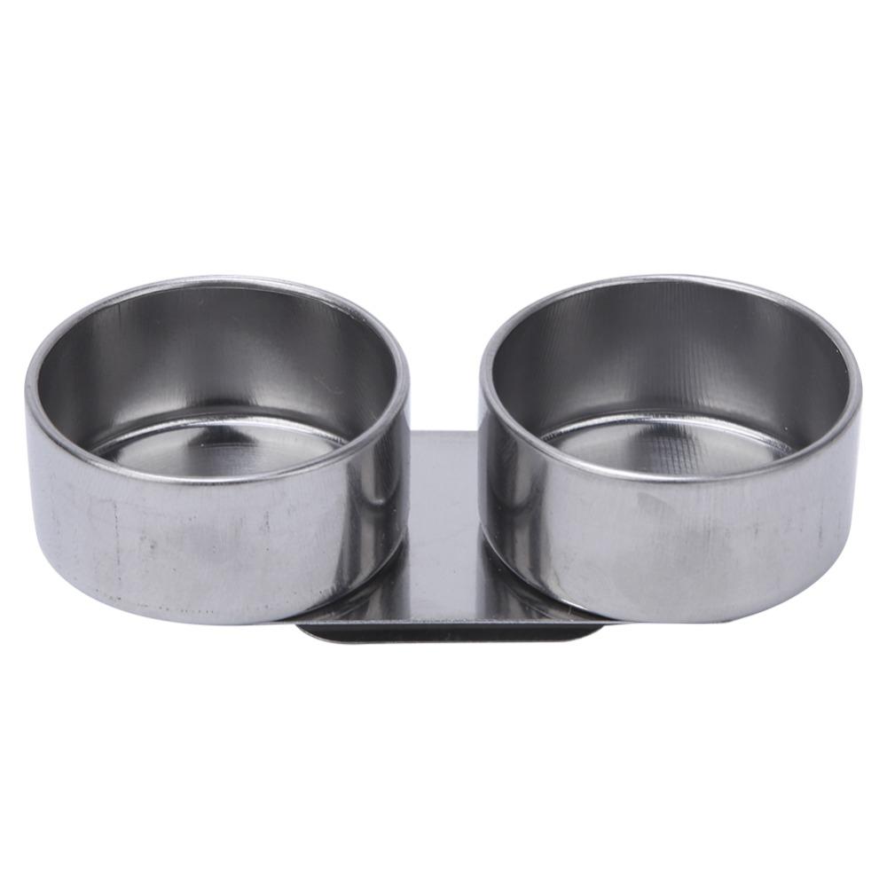 Metal Oil Painting Pot Lidded Painting Medium Cup Portable Brush Washer Painting Medium Storage
