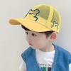 Cartoon Bear Children Baseball Cap Breathable Mesh Baby Beach Hat Panama Cap  For 2-5 Years Old