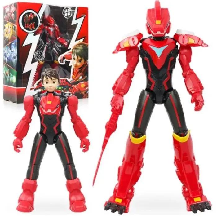 Dinoster. Large Figurine of the Hero Lucio In a Dino Suit 23 Cm.