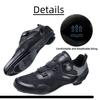 Cycling Shoes for Men & Women - Mountain Bike Shoes with Rotating Buckle Lacing Breathable Mesh Anti-Slip Nylon Sole MTB